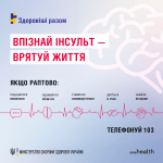 Що таке інсульт та як його розпізнати?